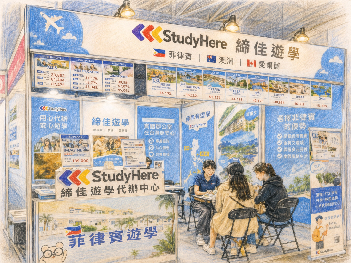 2026高雄國際夏季旅展締佳遊學菲律賓遊學澳洲遊學諮詢活動