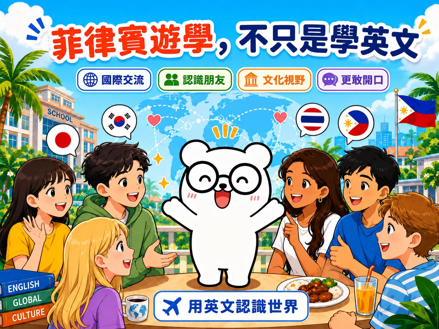 菲律賓遊學不只是學英文,也是在認識世界
