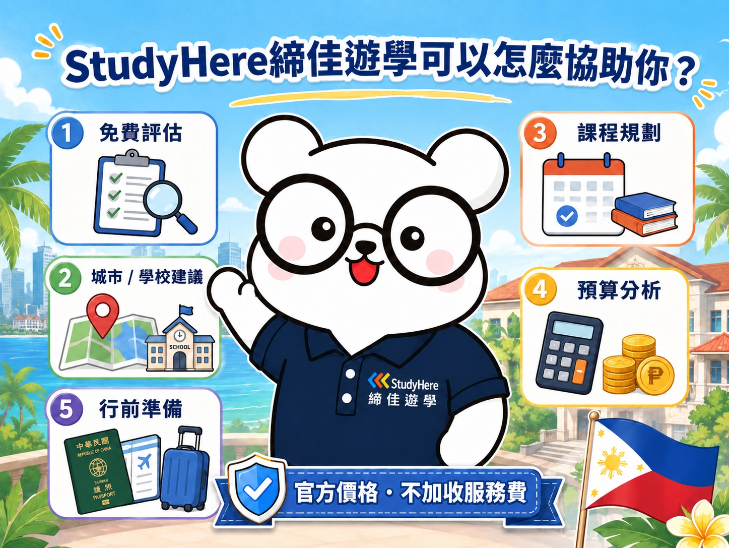 StudyHere締佳遊學可以怎麼協助你