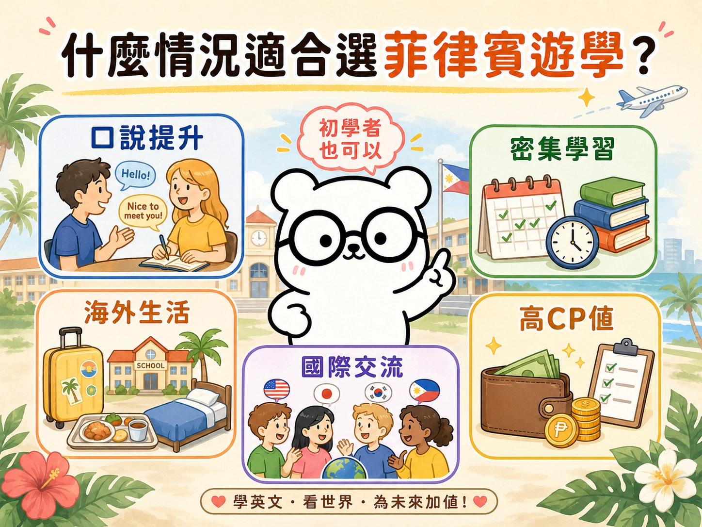 什麼情況適合選菲律賓遊學?
