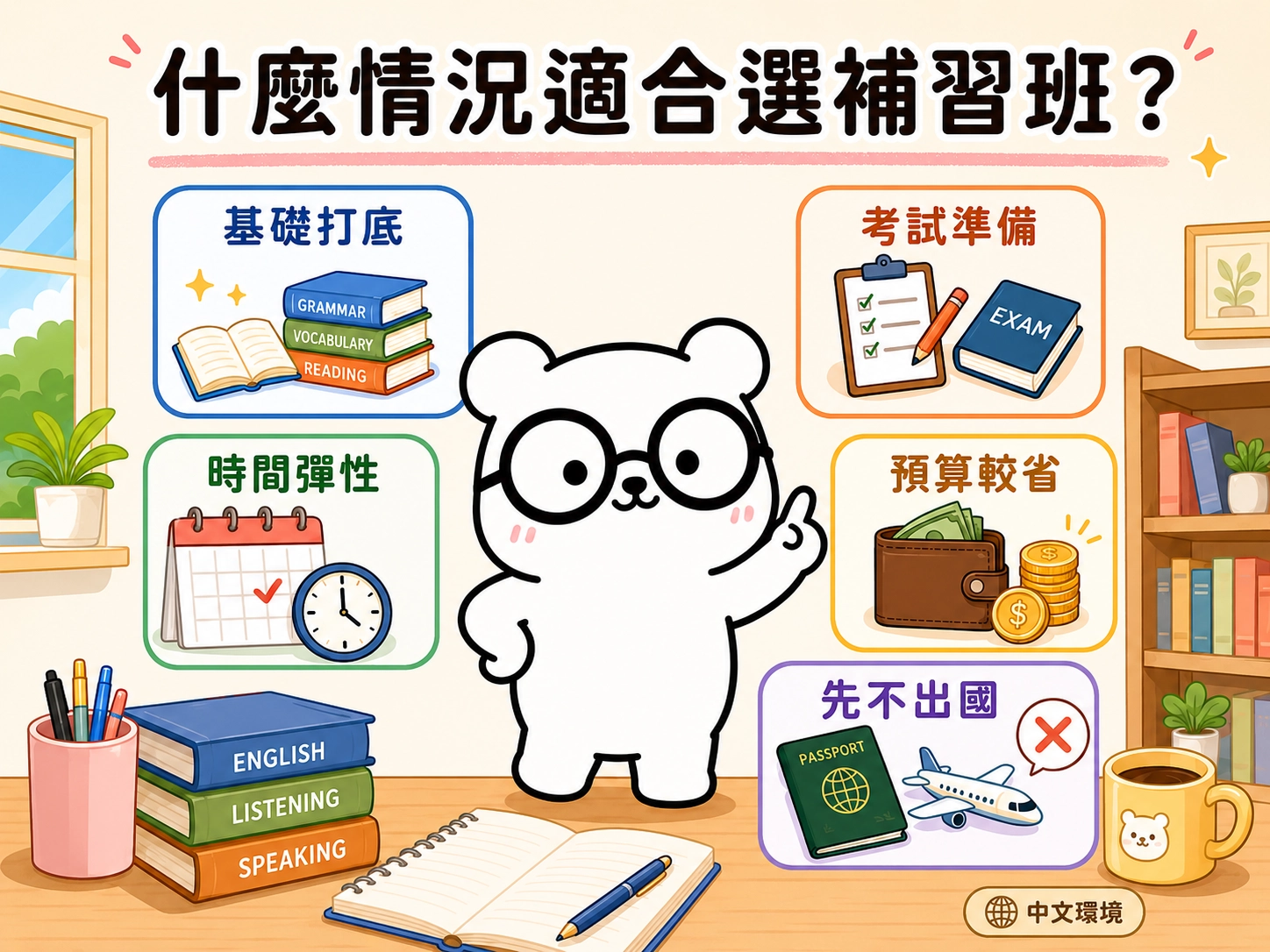 什麼情況適合選補習班?